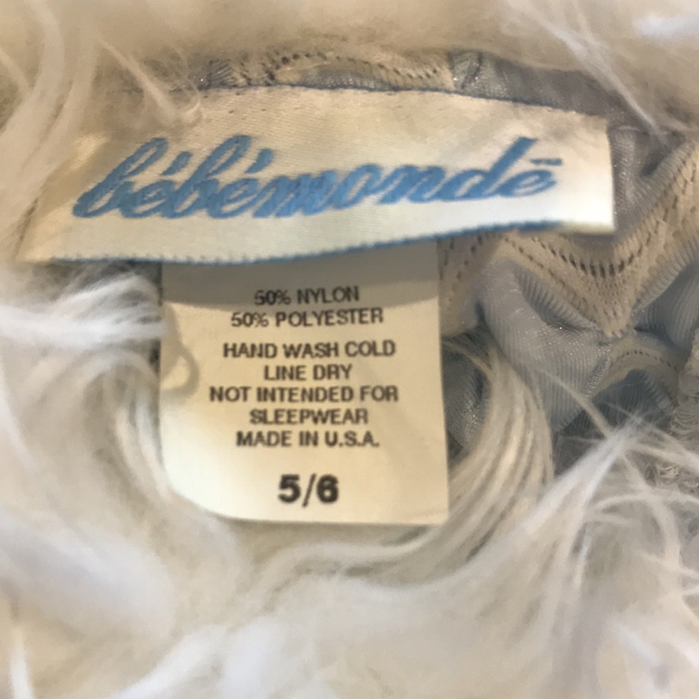 Bebemonde Size 5/6 Light Blue Dress Made in USA - Picture 8 of 11